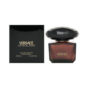 Versace Crystal Noir Eau De Toilette Spray for Her 90 ML ורסצ'ה קריסטל נואר אדט לאישה 90 מ"ל