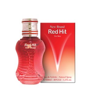 New Brand Men's Red Hit EDT 100 ML Spray ניו ברנד רד היט בושם לגבר אדט 100 מ"ל