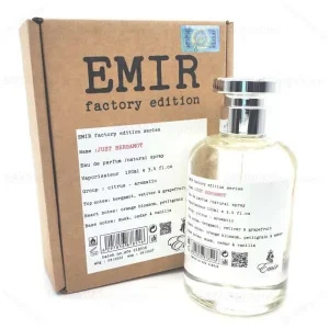 Paris Corner Emir Factory Edition Just Bergamot Unisex EDP 100 ml פריז קורנר פקטורי אדישן ג'אסט ברגמוט אדפ יוניסקס 100 מ"ל