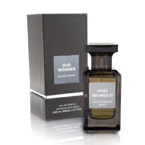 Fragrance World Oud Wonder Unisex Eau De Parfum 80 ml פרגרנס וורלד אוד וונדר אדפ לגבר 80 מ"ל