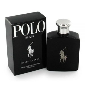 Ralph Lauren Polo Men's Black 125 ML EDT Spray ראלף לורן פולו בלאק אדט לגבר 125 מ"ל-בושם מהדורה ראשונה -כמו בתמונה